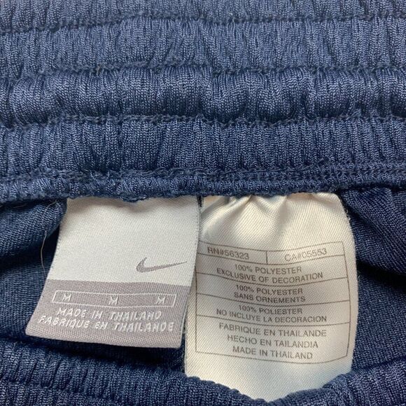 Nike Track Pants Mens‎ Medium Blue Basketball Winter Outdoor Gym Run Ankle Zip - Picture 9 of 14